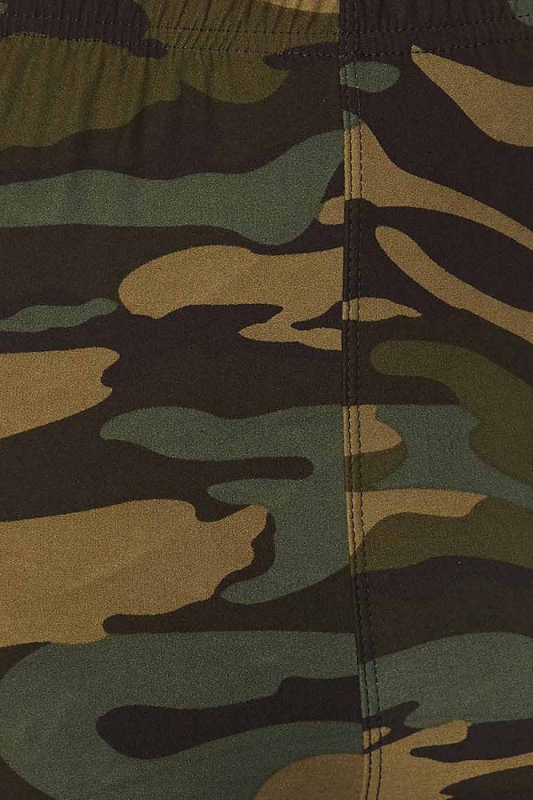 Camouflage Print Capri 4